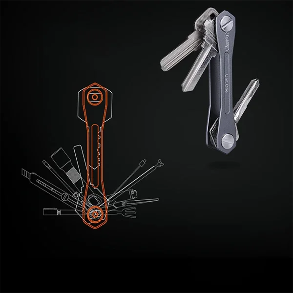 Compact Aluminum Key Organizer