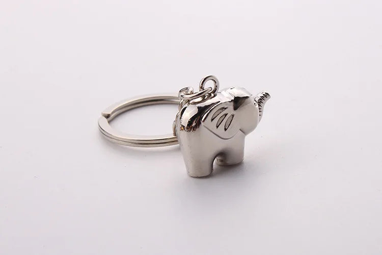 Elephant Horseshoe Ring Keychain