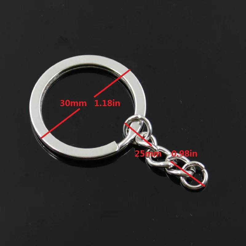 Feather Pendant Keychain in Zinc Alloy