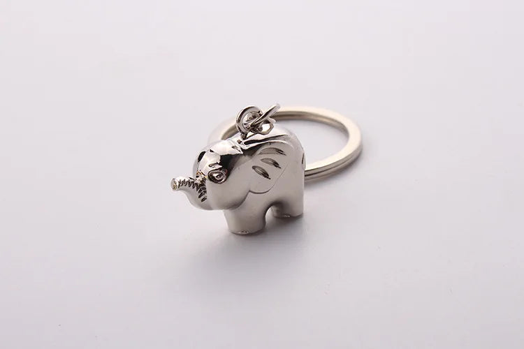 Elephant Horseshoe Ring Keychain
