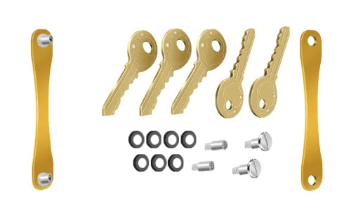 Compact Aluminum Key Organizer