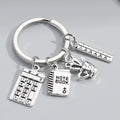 School and Study Charm Keychain
