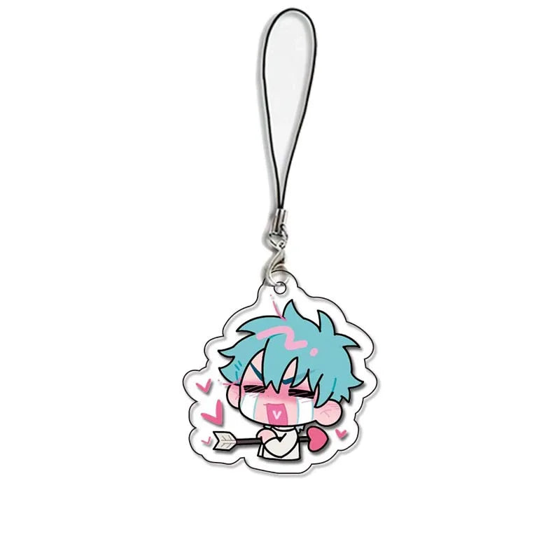 Anime Alien Stage Ivan Till Arcylic Keychain Kawaii Phone Chain Bag Pendant Key Chain Backpack Decor Jewelry for Children Gifts