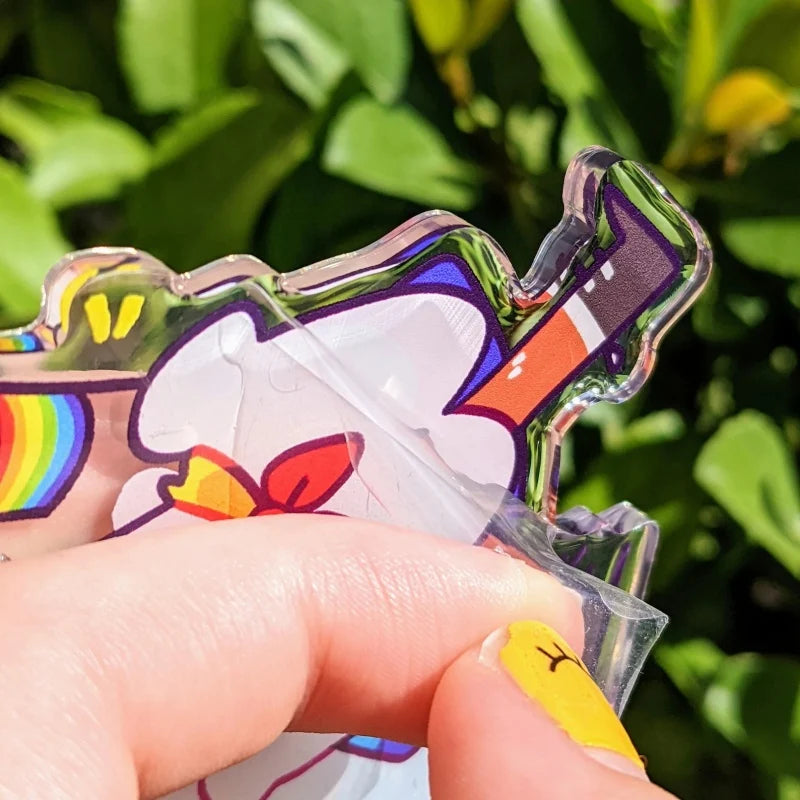 Acrylic Keychain "Yeah, I'm a Gamer" | Funny Cozy Simulation Games Acrylic Epoxy Charm | Gift Accessory for Gamers