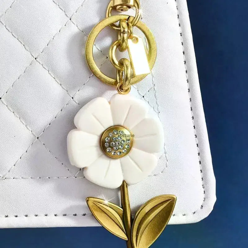 Floral Charm Keychain and Bag Pendant