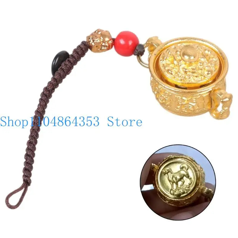 652F Portable Animal Keychain Pendant Accessory Representing Wealth And Happiness