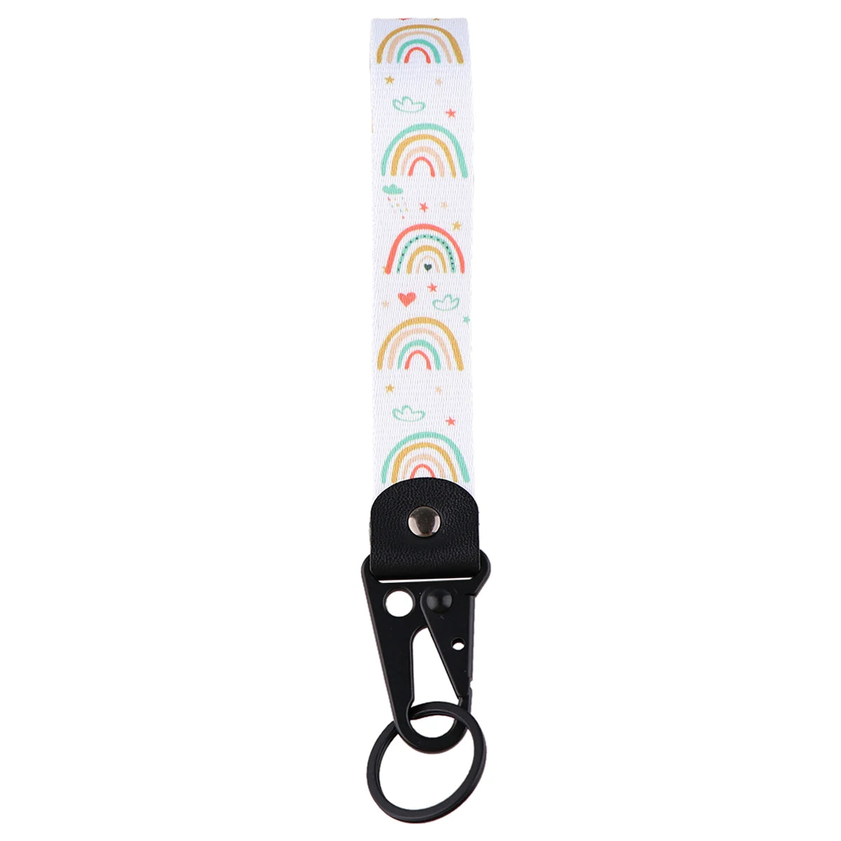 Embroidered Jet Tag Keychain with Double-Sided Design