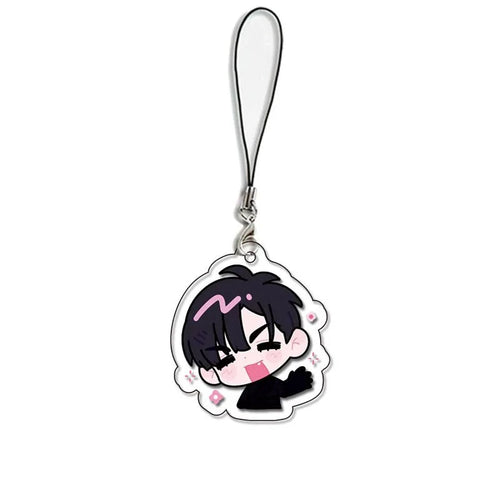 Anime Alien Stage Ivan Till Arcylic Keychain Kawaii Phone Chain Bag Pendant Key Chain Backpack Decor Jewelry for Children Gifts