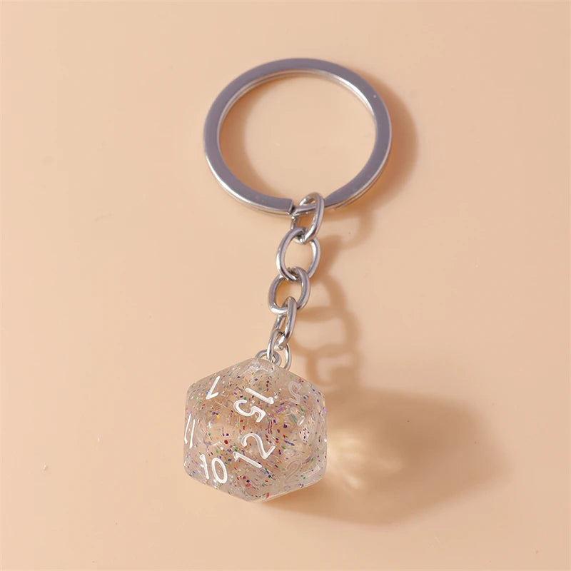 Cute Enamel Number 5 Keychain for Car Key Souvenir Gifts for Women Men Handbag Pendants Keyrings DIY Jewelry Accessories