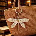 Woven Dragonfly Keychain & Bag Charm