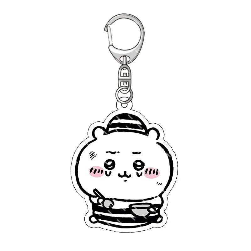 Cute Acrylic Keychain  All Character Variations 2-Sided Printed Charms for Backpacks  Keys Perfect Kawaii Gift for Fans