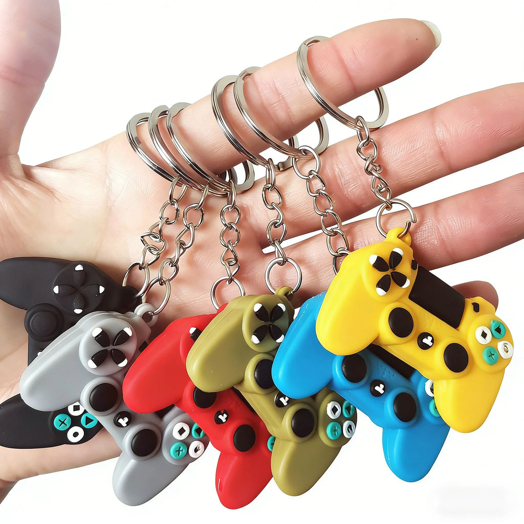 Game Controller Keychain in Flexible Silicone