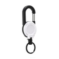 Retractable Carabiner Keychain with 68 cm Steel Wire