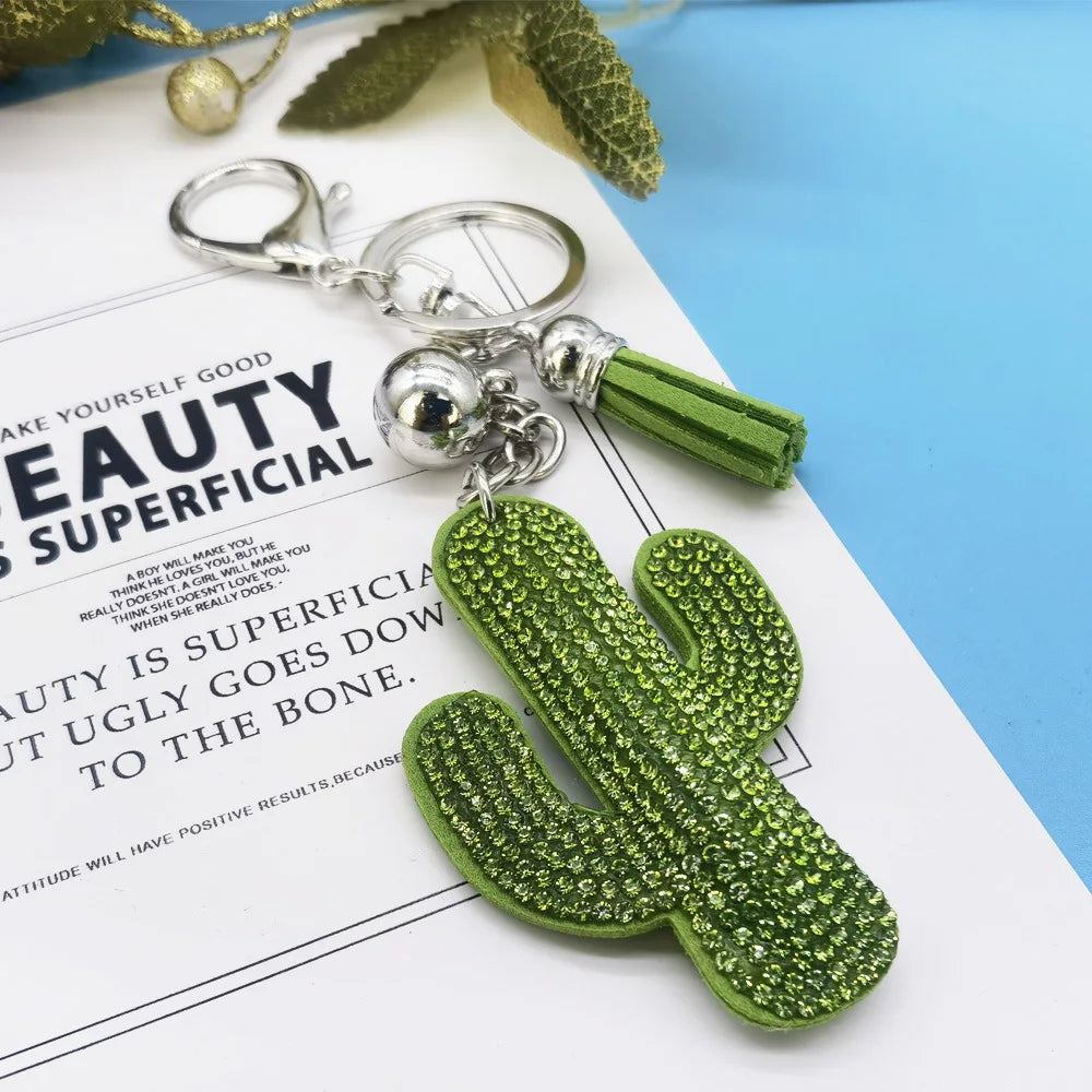 Cactus Keychain and Bag Charm
