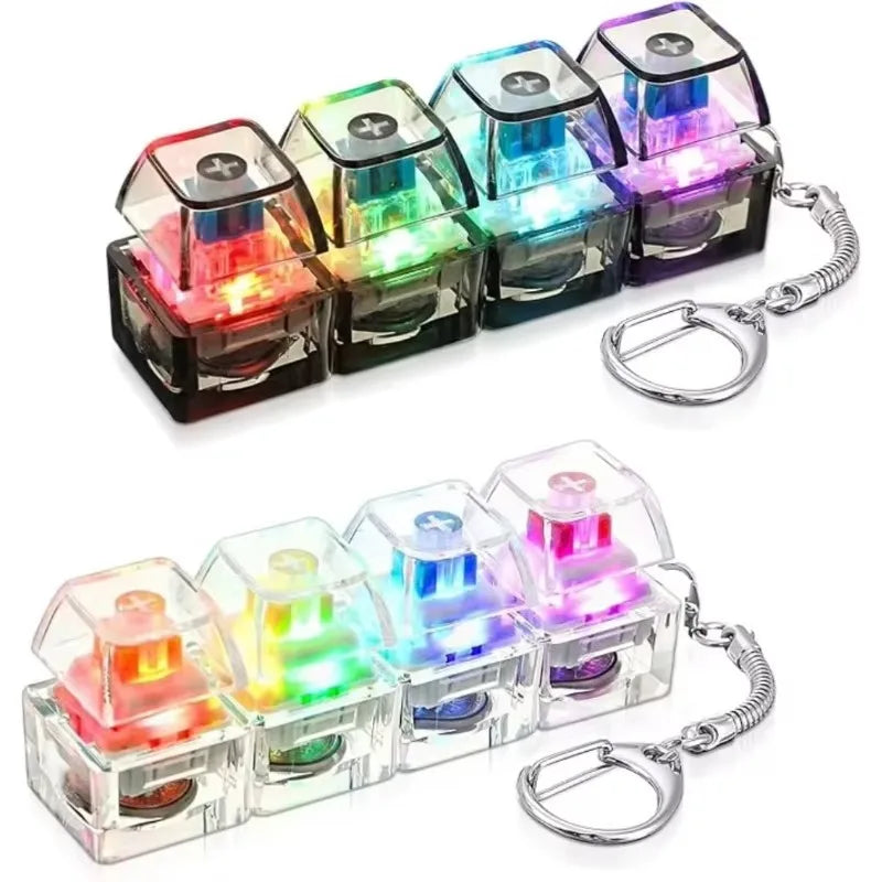 Keyboard Button LED Keychain