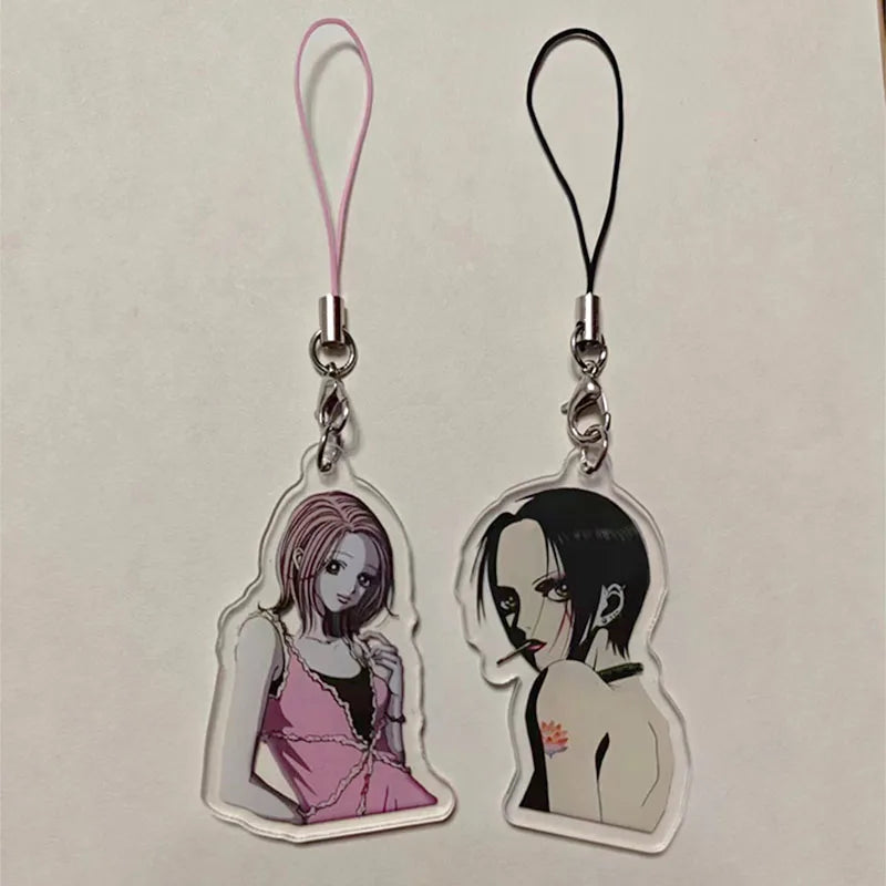 NANA Anime Charm Keychain with Lobster Clasp
