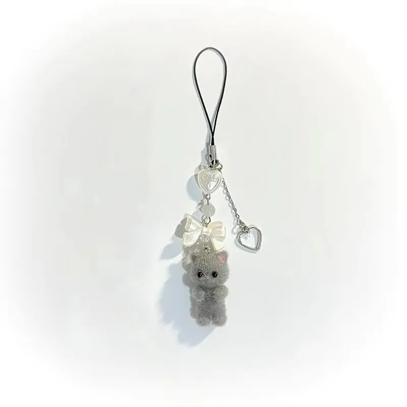 Furry Kitten Keychain and Phone Charm
