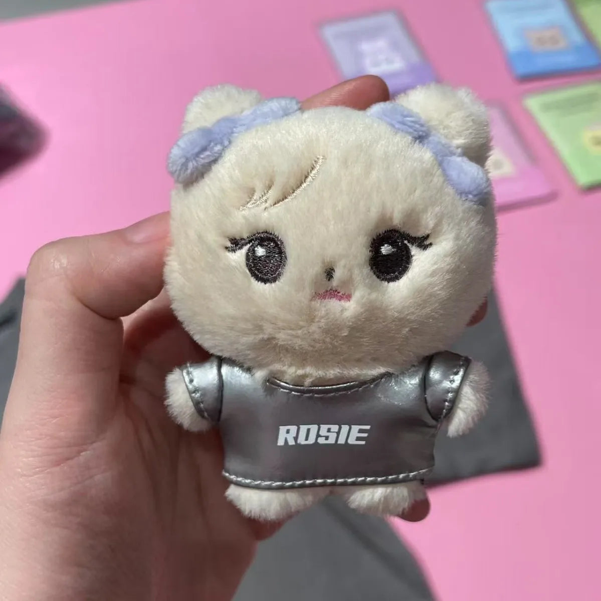 Animal Character Plush and Charm Keychain