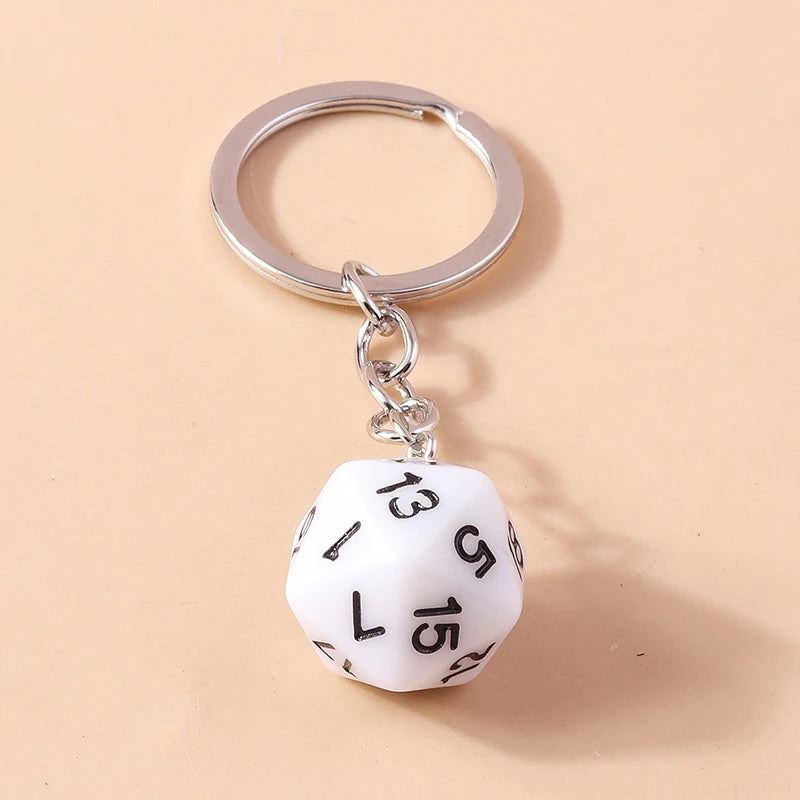 Cute Enamel Number 5 Keychain for Car Key Souvenir Gifts for Women Men Handbag Pendants Keyrings DIY Jewelry Accessories