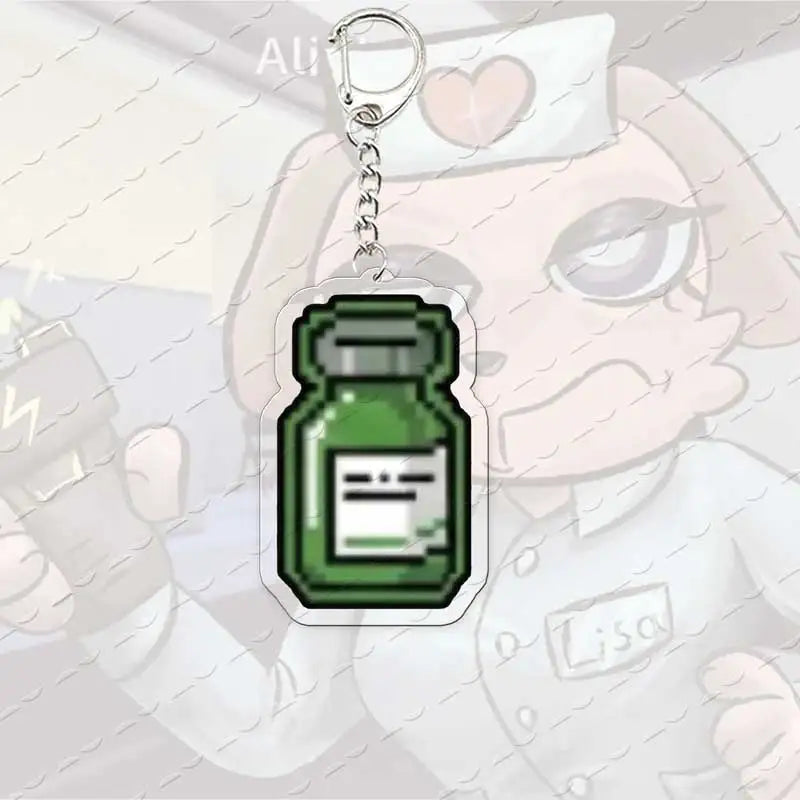 Animal Hospital Acrylic Charm Keychain