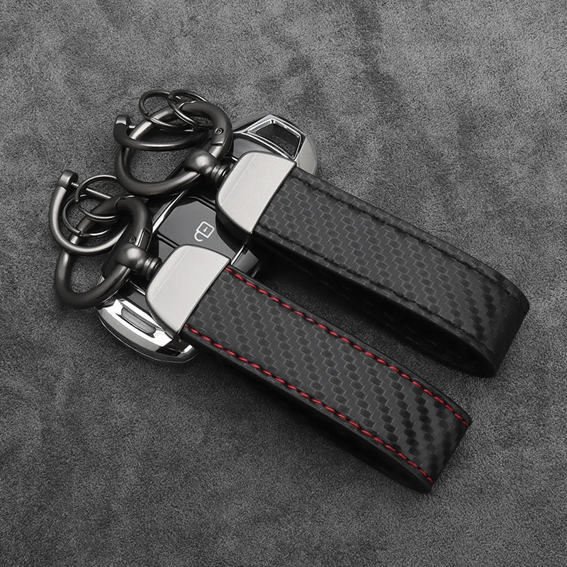 Universal Key Strap Keychain with Alloy Hardware