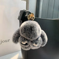 Rex Rabbit Fur Bunny Bag Charm
