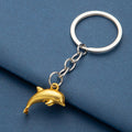 3D Leaping Dolphin Charm Keychain