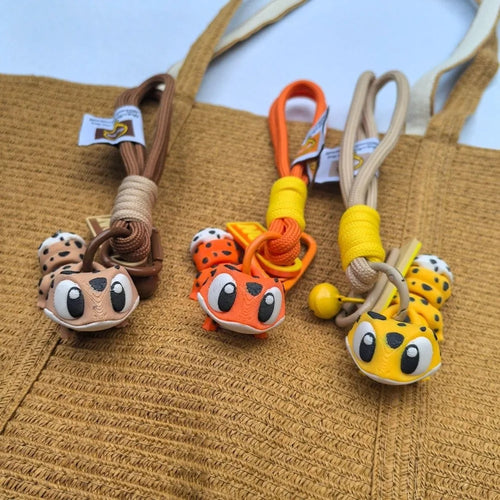 3D Printed Big-Eyed Leopard Gecko Keychain