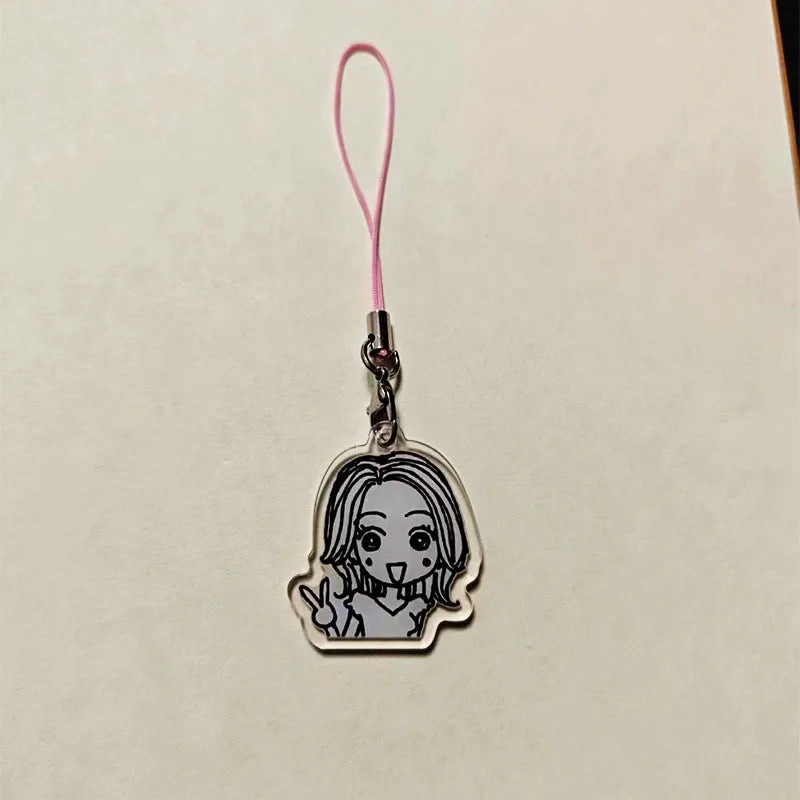 NANA Anime Charm Keychain with Lobster Clasp