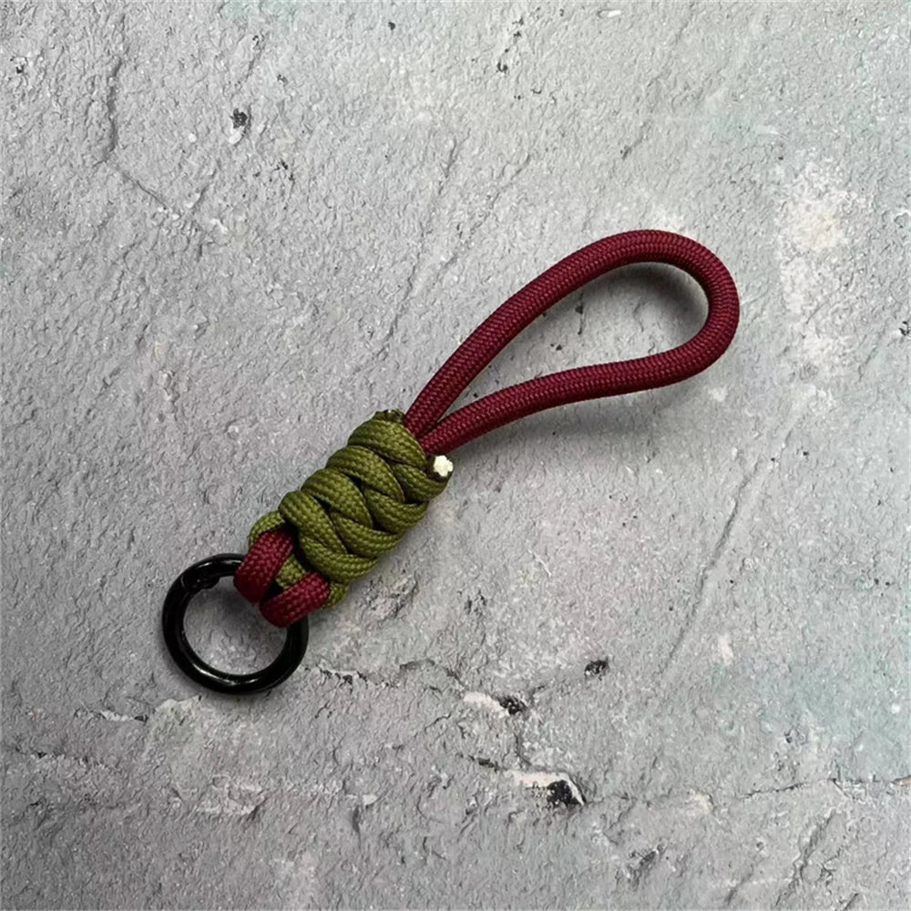Creative Hand Woven Keychain For Mobile Phone Lanyard Anti Lost Knot Rope Strap Key Ring Men Women Car Key Holder Key Accessory