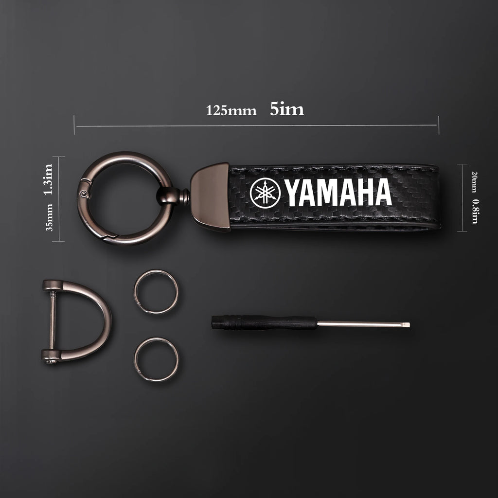 Smooth Alloy Motorcycle Keychain