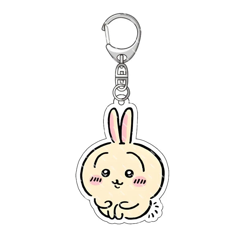 Cute Acrylic Keychain  All Character Variations 2-Sided Printed Charms for Backpacks  Keys Perfect Kawaii Gift for Fans