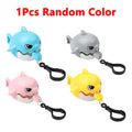 Cartoon Shark Pull-Line Keychain
