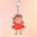 Anime Acrylic Charm Keychain with Lobster Clasp