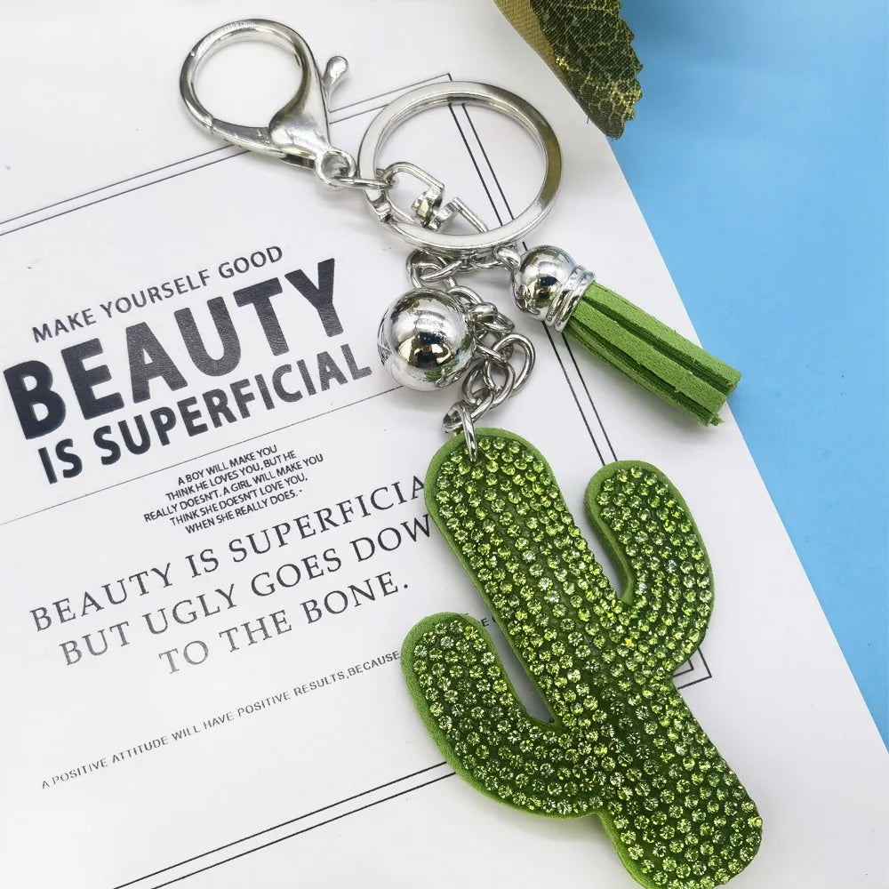 Cactus Keychain and Bag Pendant