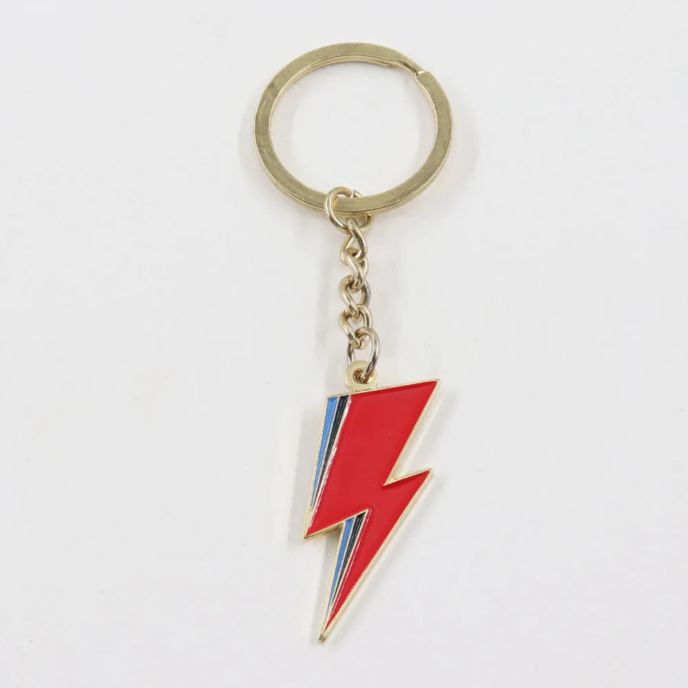 Famous Rock Musician Enamel  Keychain  David Series Backpack Accessories Badge Pendant Singer Fans Jewelry Presents