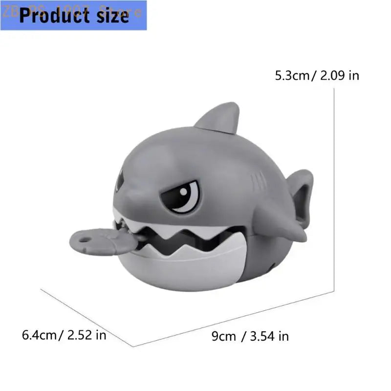 Cartoon Plastic Shark Keychain Charm with Pull String Feature, Hanging Clip Loop Accessory for Bags, Keys and Gift Giving 55KA