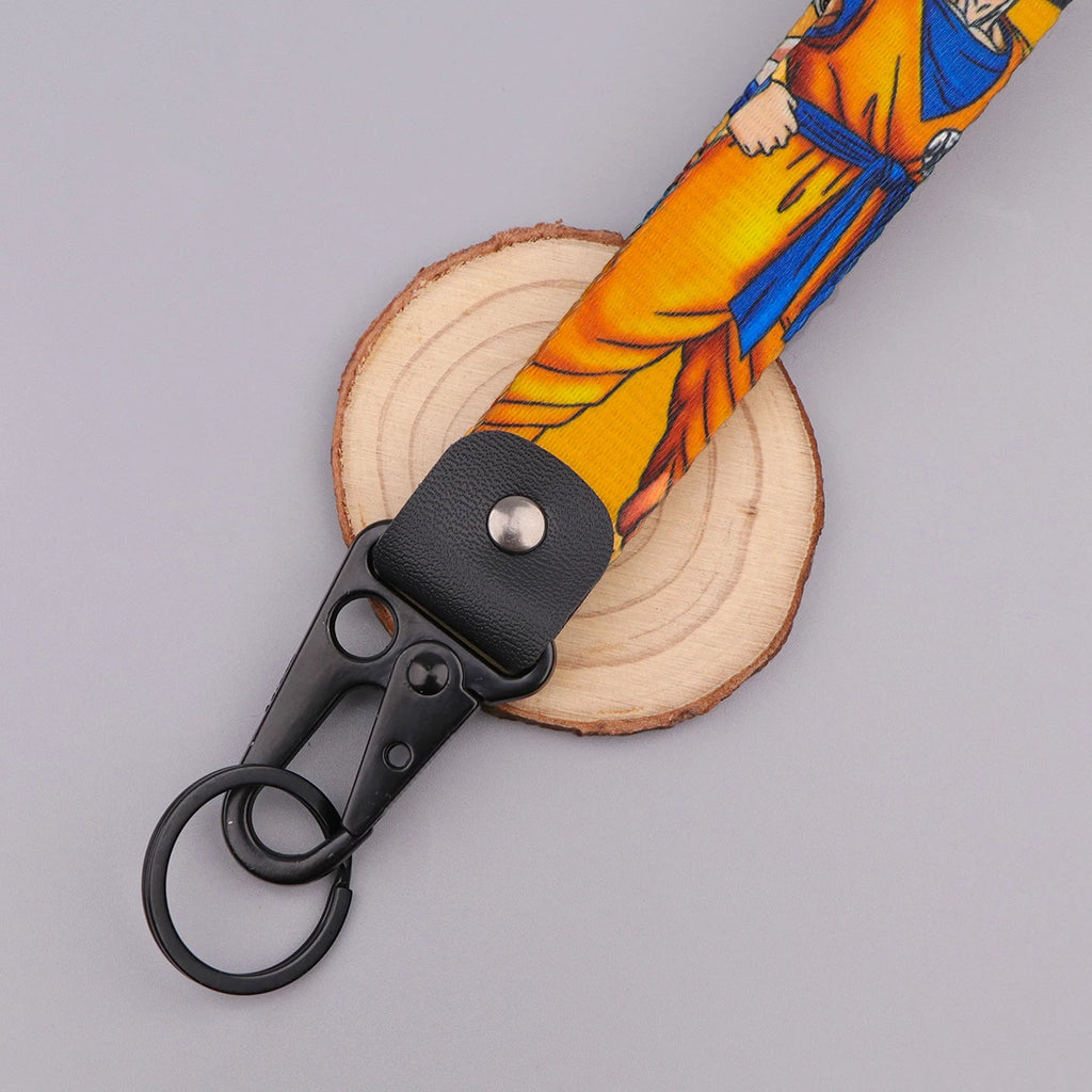 Double-Sided Anime Wrist Strap Keychain