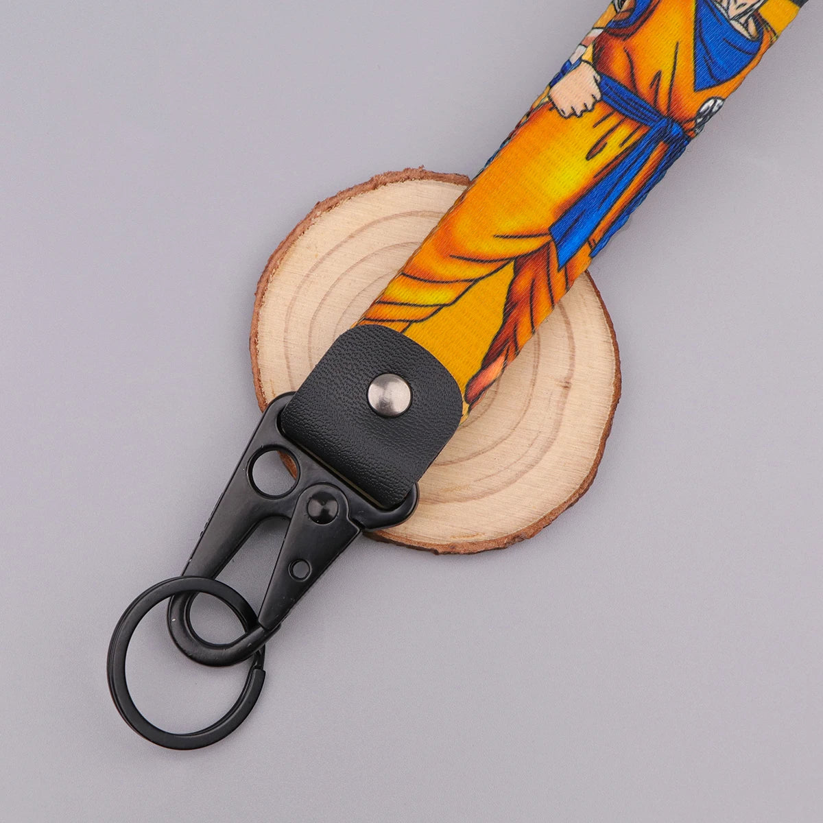 Double-Sided Anime Wrist Strap Keychain
