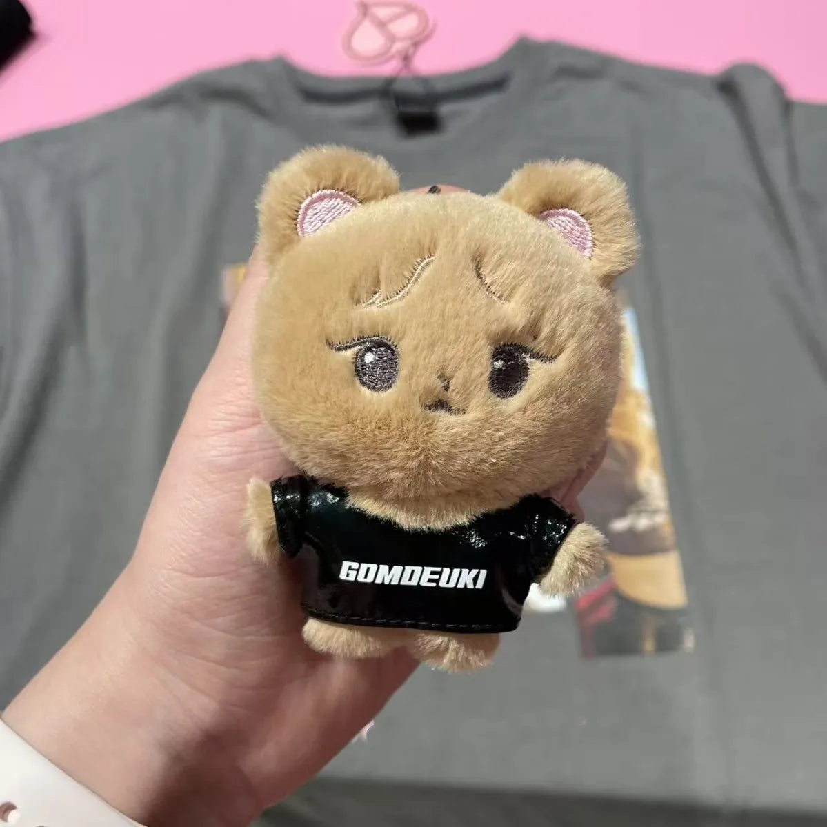 Animal Character Plush and Charm Keychain