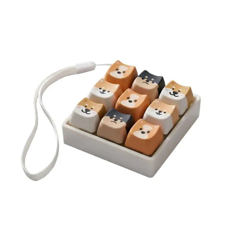 Animal Keycap Tactile Fidget Keychain