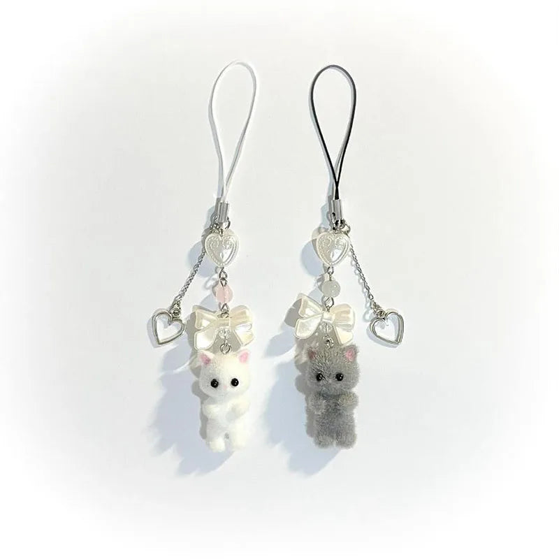 Furry Kitten Keychain and Phone Charm