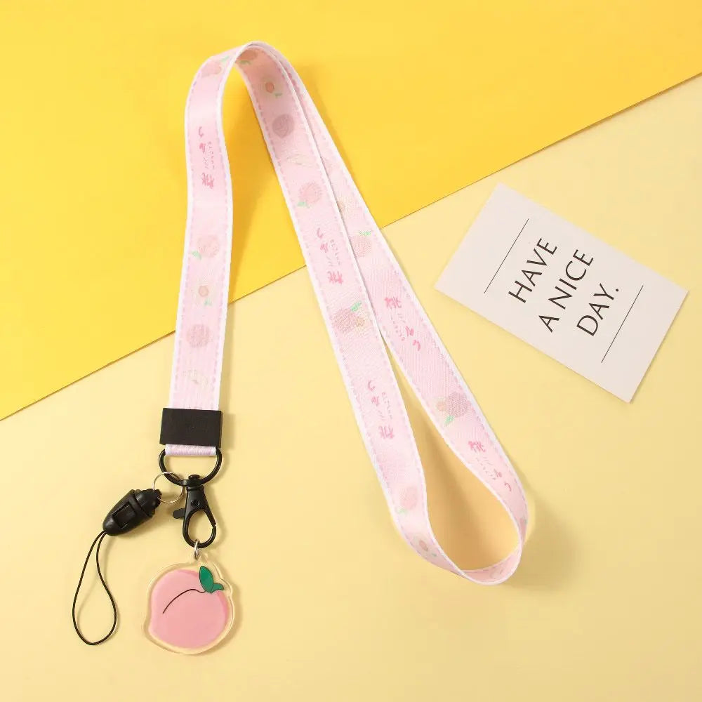 Fruit Pattern Neck Lanyard in Polyester