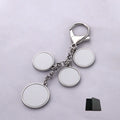 Custom Metal Keychain with 4 Photo Prints