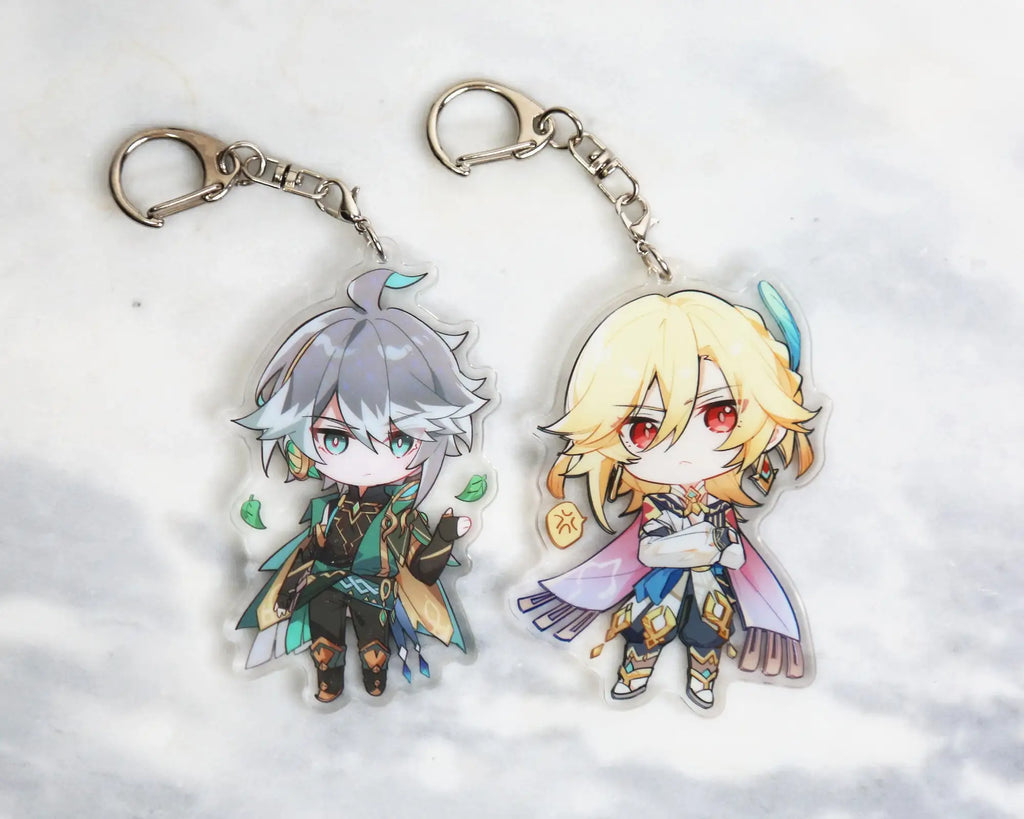 Al Haitham and Kaveh Acrylic Charm Keychain