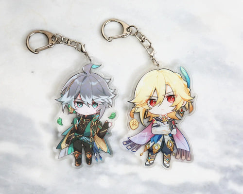 Al Haitham and Kaveh Acrylic Charm Keychain