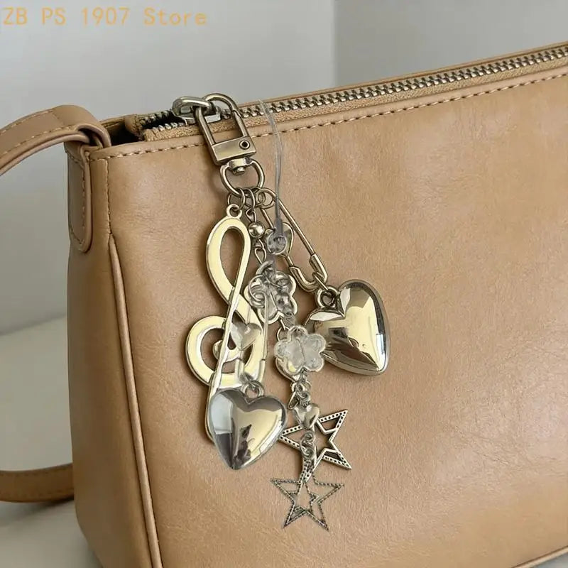 Trendy Musical Symbol Keychain Pendant For Mobile Keys Or Wallet Accessories 55KA