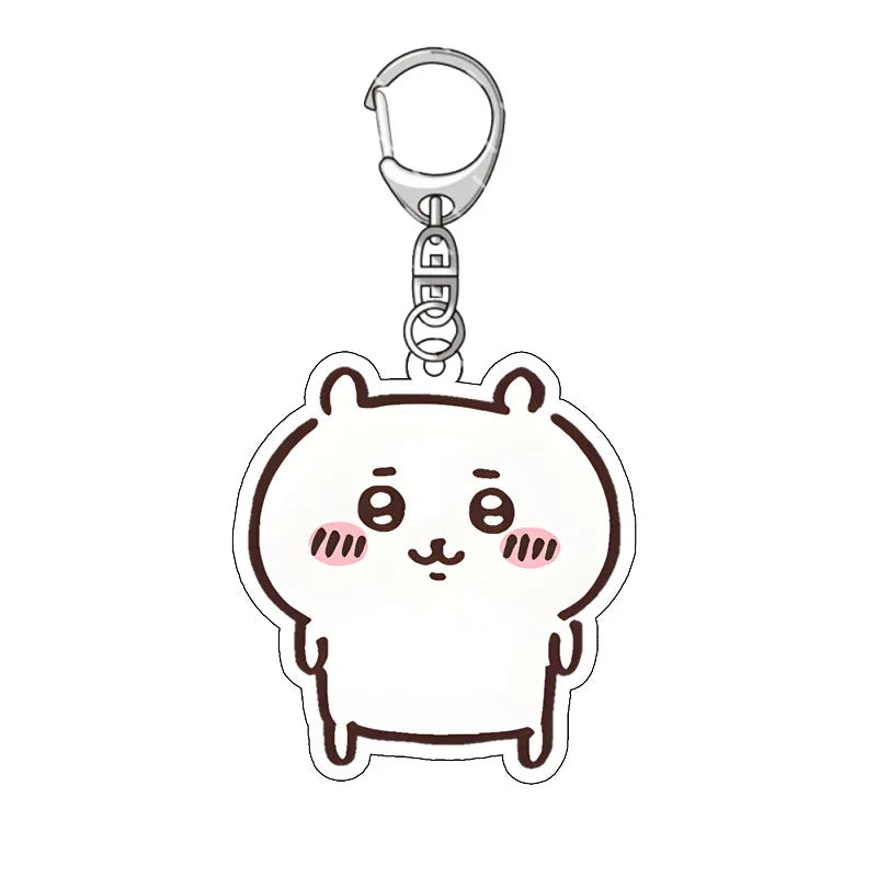 Cute Acrylic Keychain  All Character Variations 2-Sided Printed Charms for Backpacks  Keys Perfect Kawaii Gift for Fans