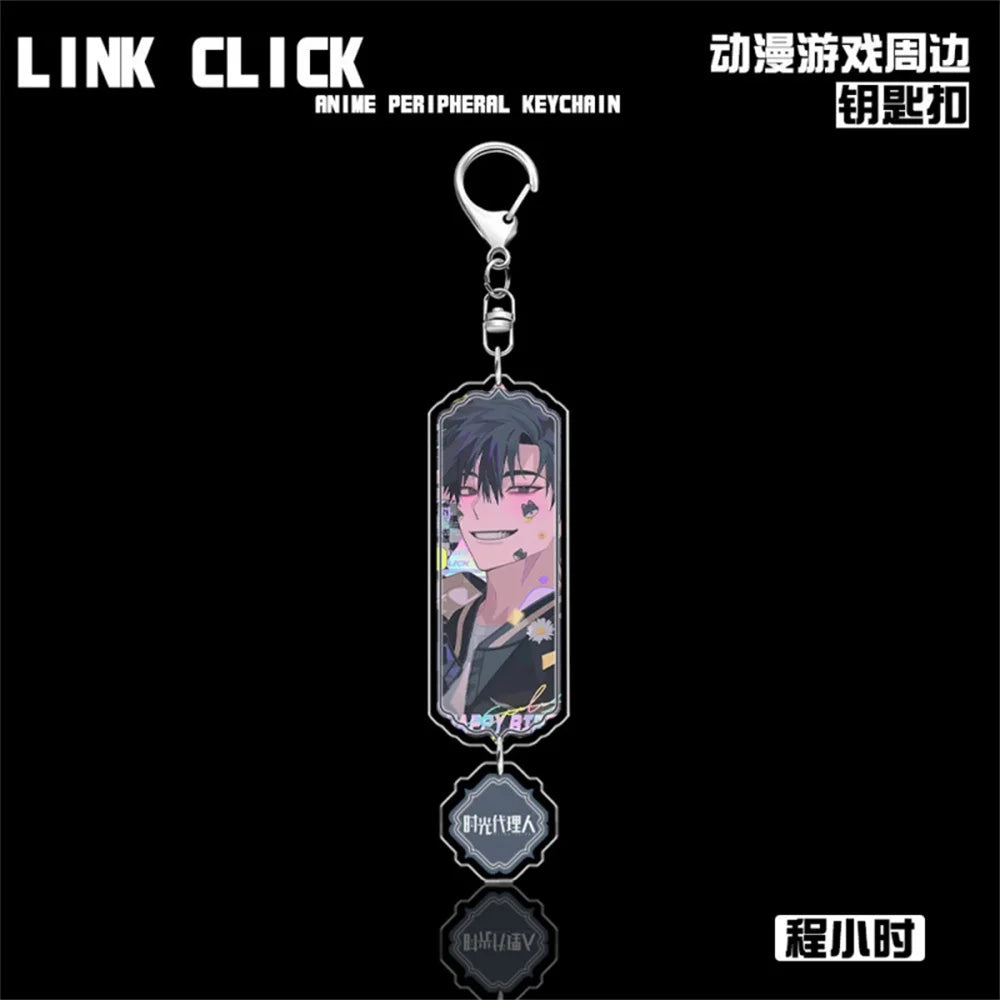 LINK CLICK Anime Acrylic Keychain with Lobster Clasp