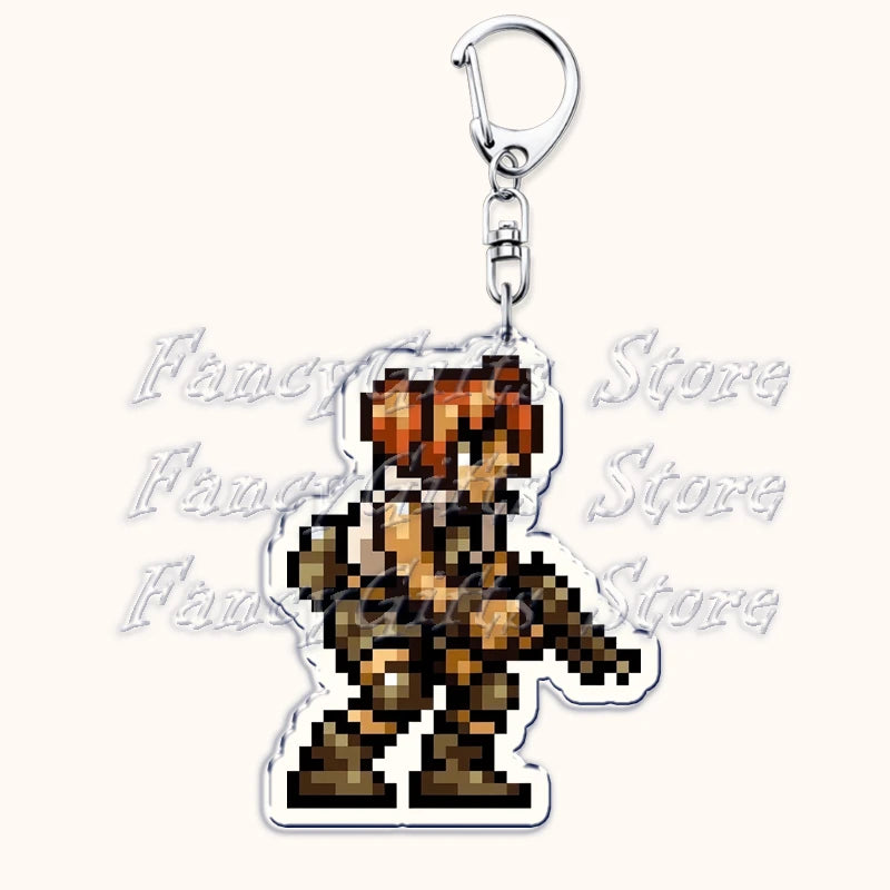 Metal Slug Acrylic Keychain with Lobster Clasp
